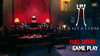 Incantation  Taiwanese Horror  Full Demo Gameplay Walkthrough  4K  No Commentary [upl. by Enyrb]