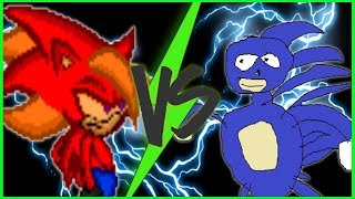 Benjamin the Hellfire Hedgehog vs Sanic the Hotdog [upl. by Reyem]