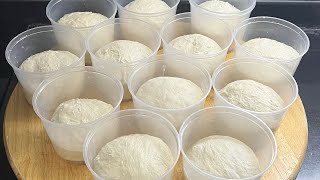 How to make and freeze the pizza dough [upl. by Eidson126]