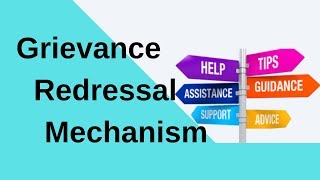 Grievance Redressal Mechanism [upl. by Rodi]