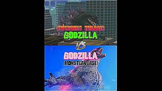 GodzillaPipeworks 🆚 GodzillaMonsterverse  godzilla pipeworks monsterverse edit shorts [upl. by Eedoj488]