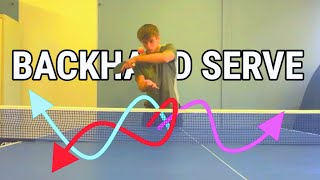 Maximum SPIN Beginner Backhand Serve Tutorial [upl. by Eibo]