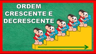 Ordem Crescente e Decrescente  Aula  Atividades  Organização dos números [upl. by Enitsirk]