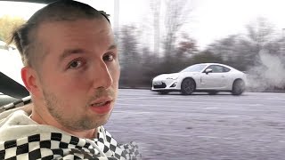 Extreme Hairdressing In A Drifting Car ft Callux [upl. by Korrie]