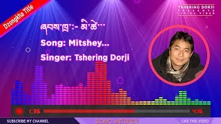 Mitshey  Tshering Dorji  Lyrics Video  Bhutanese Song [upl. by Evatsug]