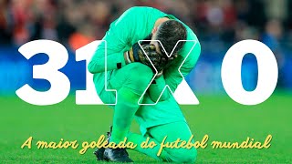 A MAIOR GOLEADA DA HISTÓRIA DO FUTEBOL 31 a ZERO [upl. by O'Dell]