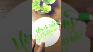 Calligraphy Handwriting Practice  20241006 art handwriting lettering calligraphy [upl. by Olag]