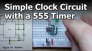 Green Blinkenlight Creating a Simple Clock Circuit with a 555 Timer [upl. by Vola]