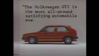 Volkswagen GTI 1980s Car Commercial  Most AllAround Satisfying Automobile Ever Built [upl. by Ymorej]