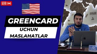 GREENCARD uchun keraklı maslahatlar Ulgurib qoling [upl. by Ytsur]