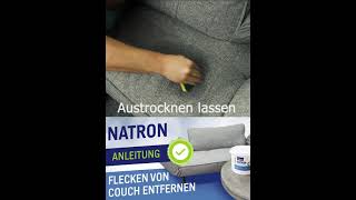 Mit Natron die Couch reinigen   Polster vom Sofa reinigen  Shorts [upl. by Wickner605]