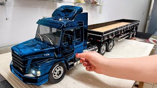 MINI CAMINHÃO QUE FUNCIONA DE VERDADE SCANIA 113H MINIATURA [upl. by Ungley]