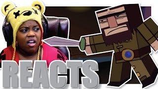 Minecraft Story Mode  Funny Animation Reaction  AyChristene Reacts [upl. by Gee]