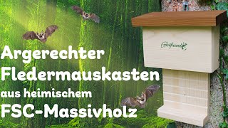 Fledermauskasten für heimische Fledermäuse [upl. by Iznekcam999]