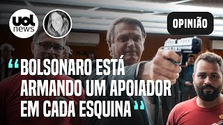 Bolsonaro está armando um bolsonarista em cada esquina para propagar violência  Mariliz Pereira [upl. by Amitaf]