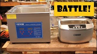 Ultrasonic Cleaner BATTLE VEVOR VS Harbor Freight Unboxing review and carburetor cleaning [upl. by Hrutkay]