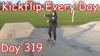 Kickflip Every Day  Day 319 [upl. by Ylagam]