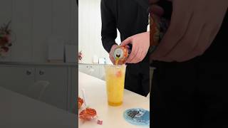 Making this viral dragon drink with lollipops in alot of ice😯😋viralshortsasmrdrink satisfying [upl. by Emiatej]