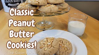 Classic Peanut Butter Cookies  Chewy and Nutty Perfection [upl. by Obeng]