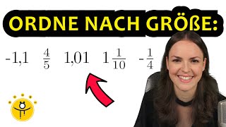 Brüche und Dezimalzahlen vergleichen – Rationale Zahlen der Größe nach ordnen [upl. by Naginnarb]