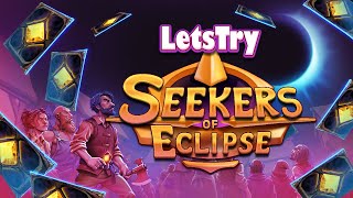 Seekers of Eclipse Roguelike Deck  City Builder  Free Steam Demo [upl. by Eitsim440]