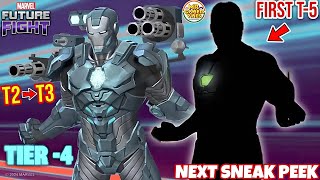 WAR MACHINE T3 RANK UP amp FIRST TIER5 In Marvel Future Fight [upl. by Nwahsak]