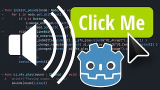 How to add UI sounds in Godot 4 the smart way [upl. by Goldina]