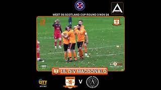 Goal Div Macdonald v Ashfield AFC West Cup Nov 24🟠⚫️ [upl. by Henry466]