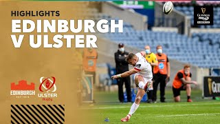 3 Minute Highlights Edinburgh v Ulster  Round 5  Guinness PRO14 Rainbow Cup [upl. by Amisoc]