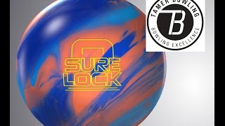 Storm Sure Lock Bowling Ball Review vs Lock by TamerBowlingcom [upl. by Neille]