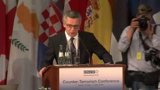 OSCEwide CounterTerrorism Conference 2016 Opening Session [upl. by Linell]