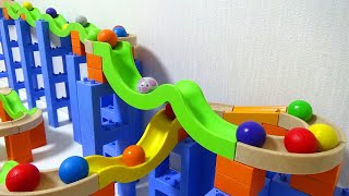 Marble Run Race ☆ TrixTrack 4 Course Quick View Video [upl. by Laure389]