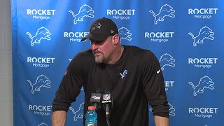 Dan Campbell speaks after Lions division playoff win over Tampa Bay Buccaneers [upl. by Recor]