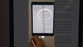 Reading on the iPad 📚📖 books kindle applebooks shorts [upl. by Riamu]