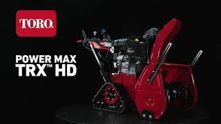 Toro® Power Max TRX HD beltedrevet snøfreser Norway [upl. by Macmullin]