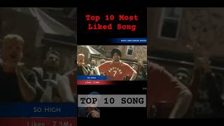 Top 10 Most Liked Song ❤️  top10 shorts hitsongsindia [upl. by Benn]