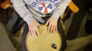 Djembe 61회 16비트 젬베필인Fillin 배우기연주 [upl. by Swart]