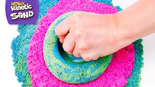 10 Minutes of Satisfying Kinetic Sand ASMR Colorful Squishing Slicing Flowing and More [upl. by Ignazio31]