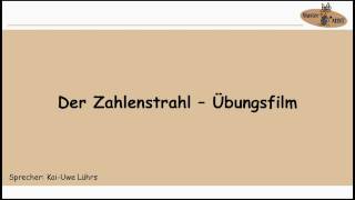 Der Zahlenstrahl  Übungsfilm [upl. by Hareehahs]