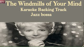 The Windmills of Your Mind karaoke Bossa Learn Song [upl. by Nenney]