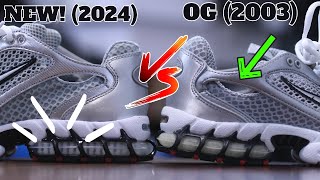 New 2024 vs OG 2003 Nike Air Zoom Spiridon Cage 2 Comparison Review [upl. by Lucie55]