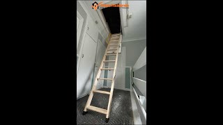 Quinnstruction  Attic Stair Install [upl. by Godding]