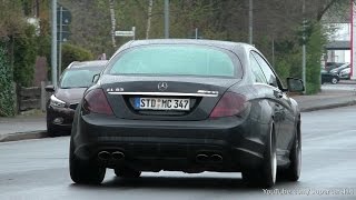 Mercedes CL 63 AMG  Loud decat Exhaust Sounds [upl. by Maloy]