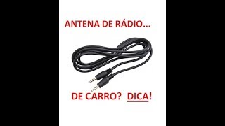 Adaptação conector de antena de rádio de carro DICA 2 [upl. by Landing]