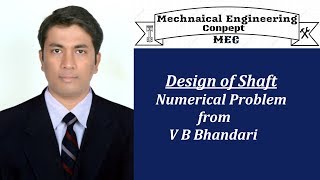 Design of Shaft Numerical Unsolved Problem from V B Bhandari [upl. by Luar]