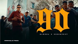 Hameda ft Esserpent  90 Official Music Video [upl. by Rushing]