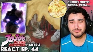 DIO CHEGOU ADEUS MEUS AMIGOS 😭😭 React JoJos Bizarre Adventure Parte 3 EP 44 [upl. by Romito]