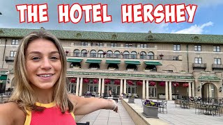 Hotel Hershey Resort amp Room Tour  COMPLETE GUIDE  Hersheypark Hotel [upl. by Nahtanoy]