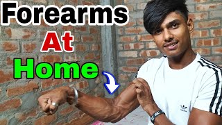 how to get forearms at home  how to build forearms  forearms at home [upl. by Bernardina413]