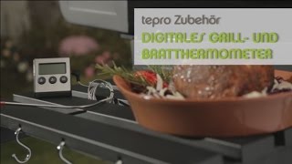 tepro Grillzubehör Digitales Grill und Bratthermometer [upl. by Ardiedak]